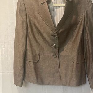 Women’s Tailored Brown Blazer Jacket